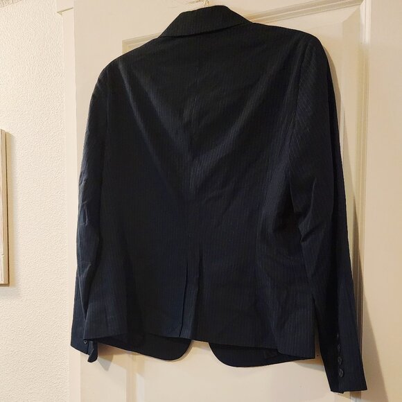 *NWT* New York & CO Suit Jacket women's sz 14 Navy with Gray stripe - Picture 13 of 13